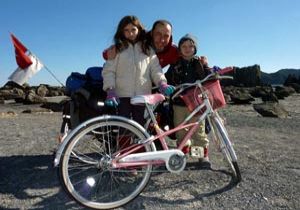 Türk gezgin bisikletiyle Japonya’ya gitti